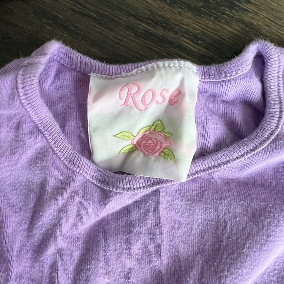 Baby Girl Ombré Purple Tiered Ruffled Dress with Purple bonnet/hat — 6-9… - Picture 3 of 3